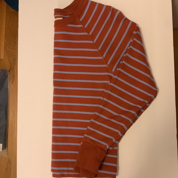 Madewell rust and periwinkle crew neck sweatshirt - Picture 2 of 6